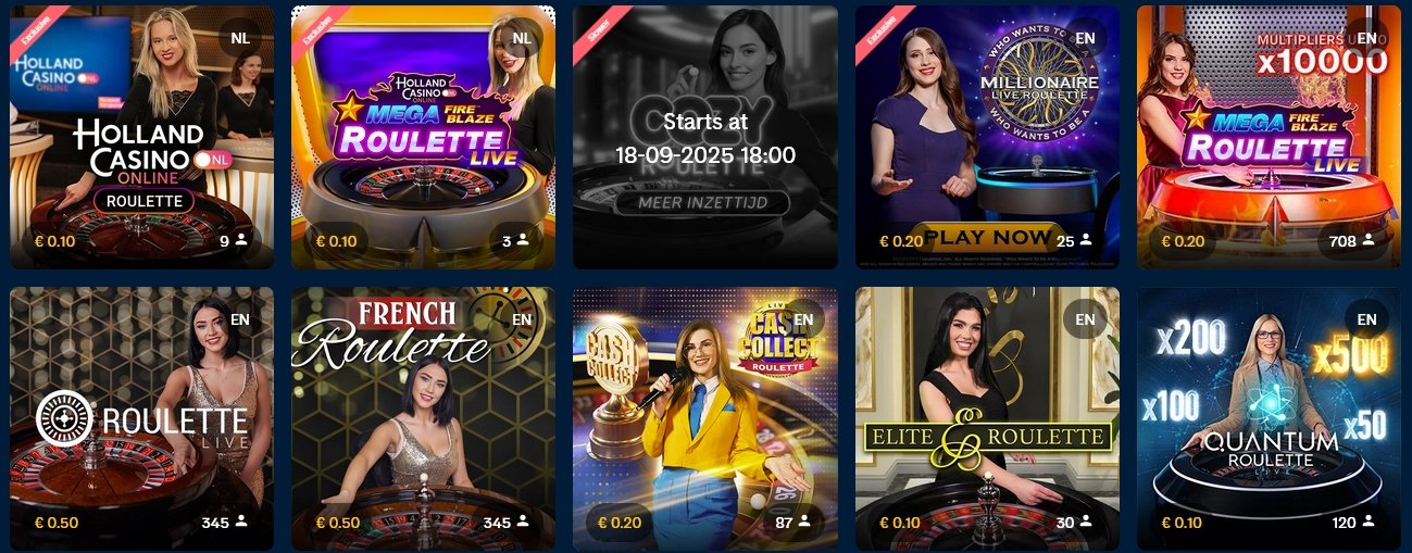 holland casino roulette